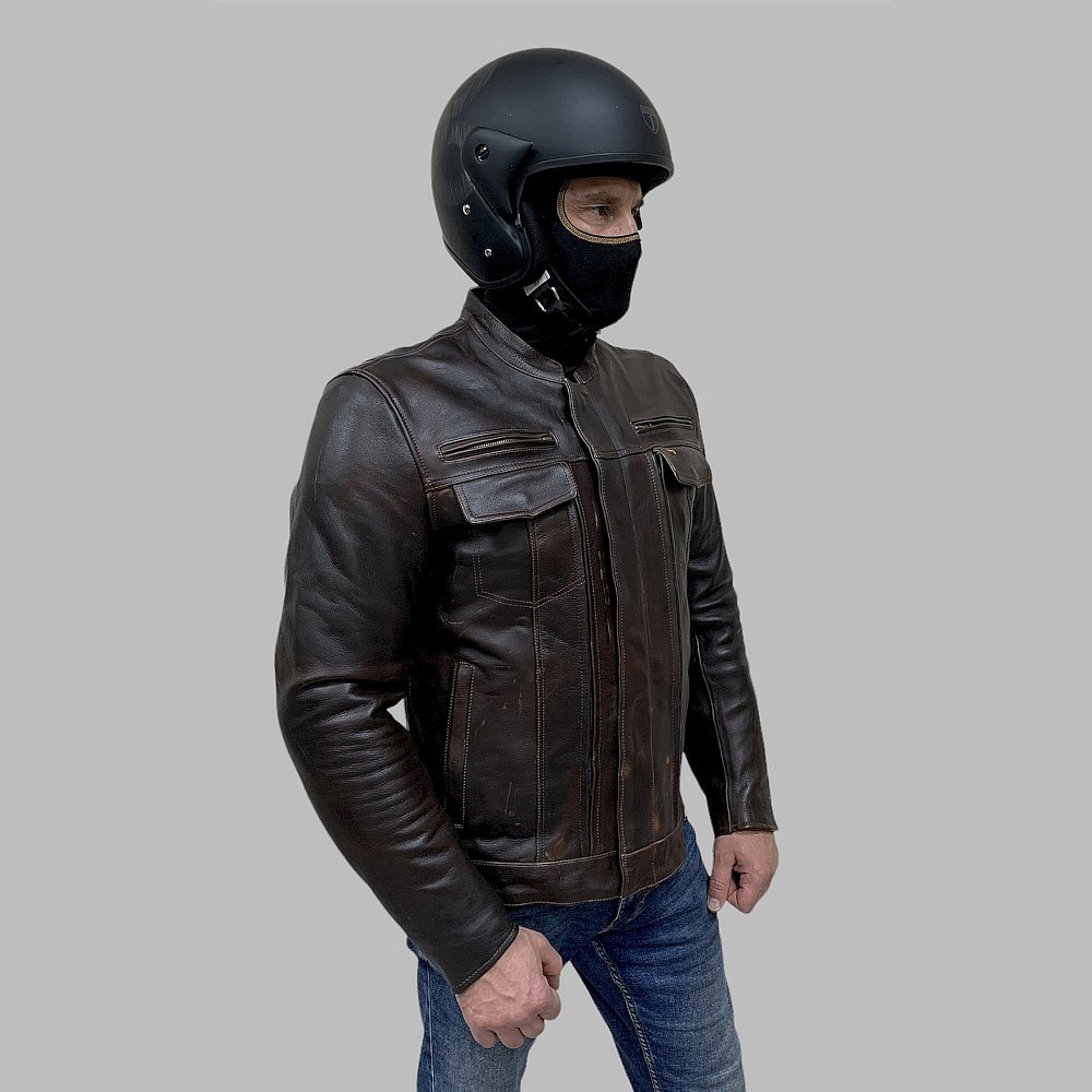 Мотокуртка BERG Rider Jacket Dark Brown
