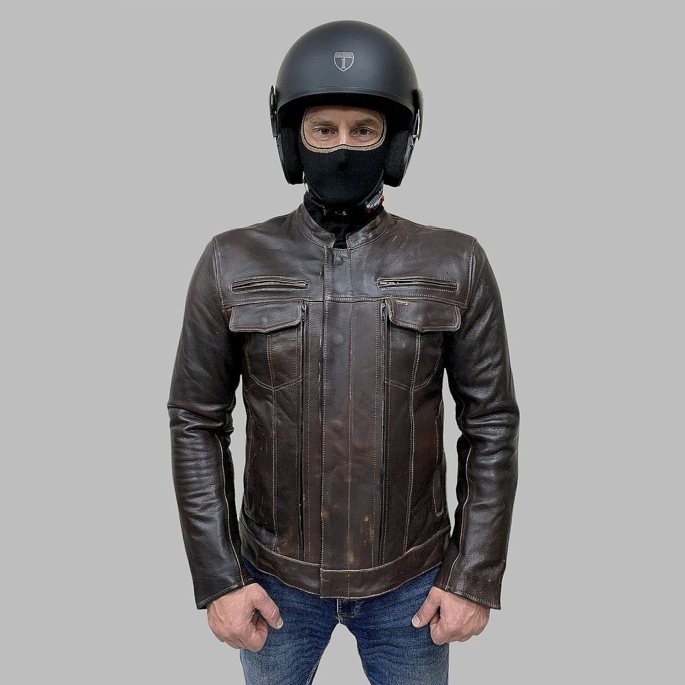 Мотокуртка BERG Rider Jacket Dark Brown